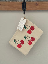 Load image into Gallery viewer, Cherry Me Zipper Canvas Pouch