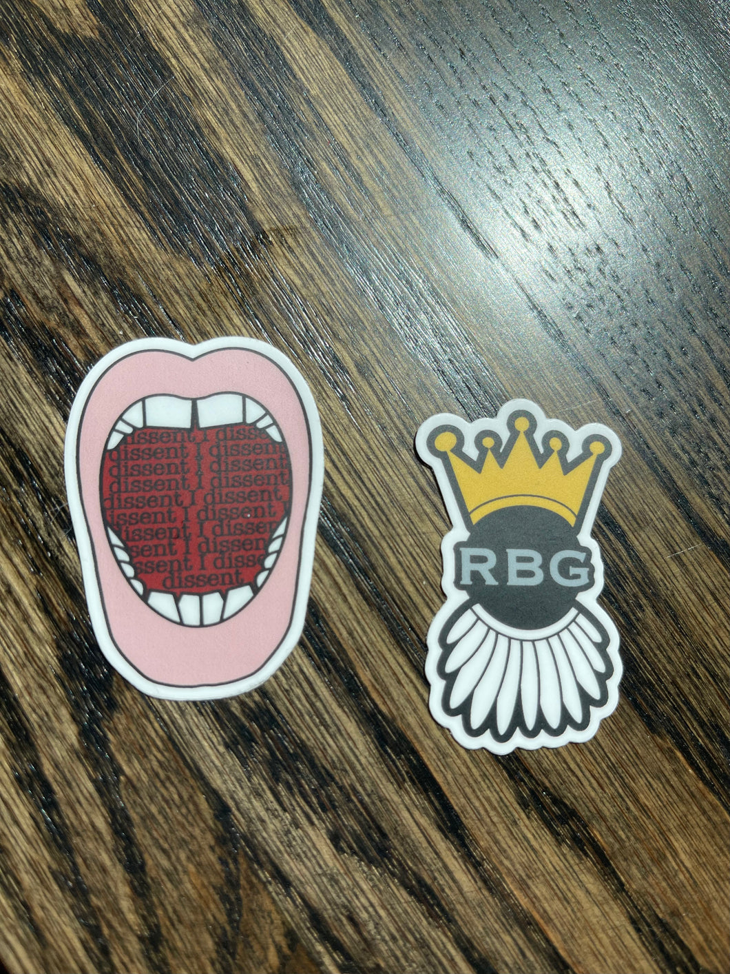 Damn The Man Sticker Duo