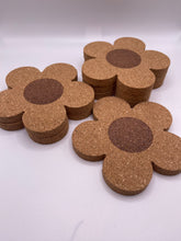 Load image into Gallery viewer, Flower Shaped Cork Coaster
