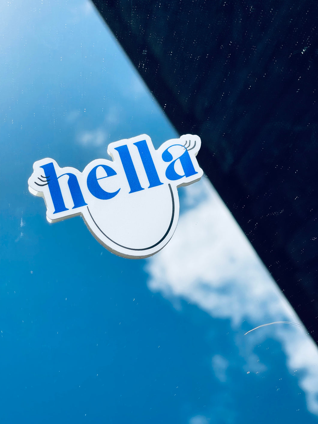 Hella Happy Vinyl Sticker