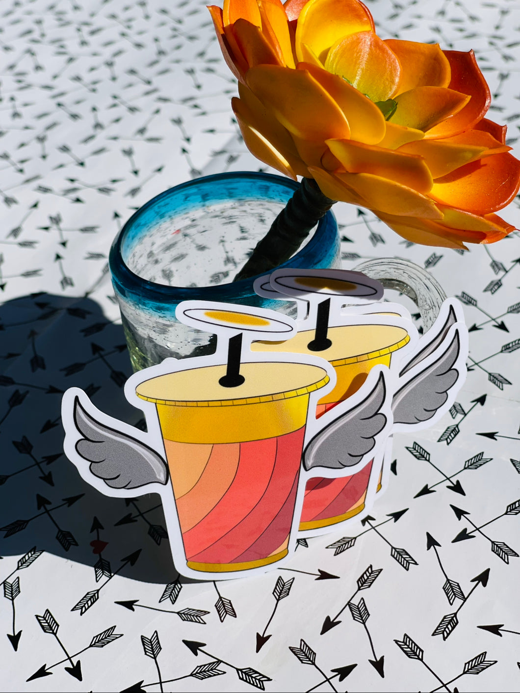 Coffee Angel Sticker