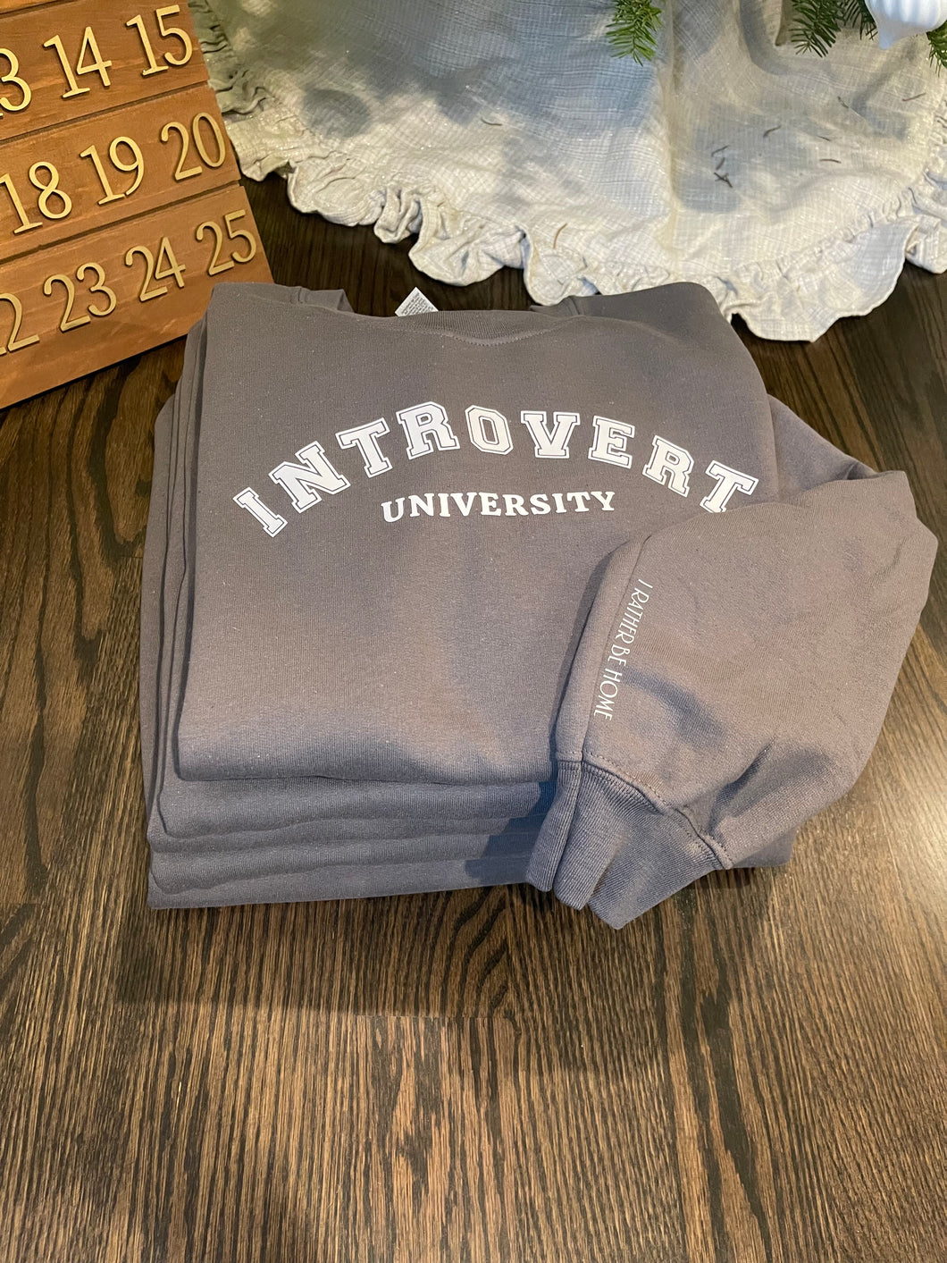 Introvert University Crewneck Sweatshirt